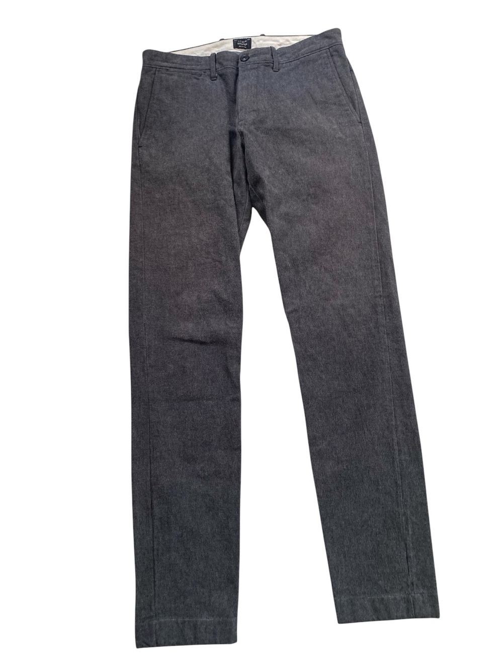 J.Crew 484 Slim Fit Stretch Chino Pants Mens 30x31* Grey Brushed Twill Preppy